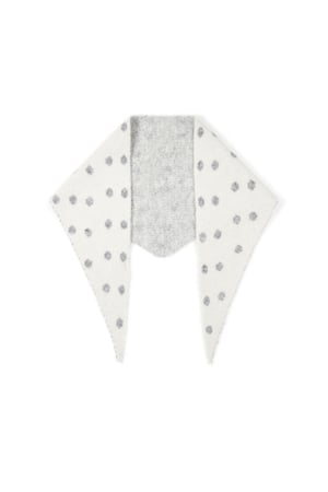 Bold Polka Dot Triangle Scarf h5