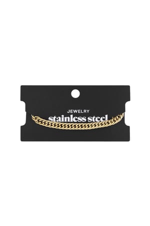 Bracelet Vibes Gold Color Stainless Steel h5 Picture3