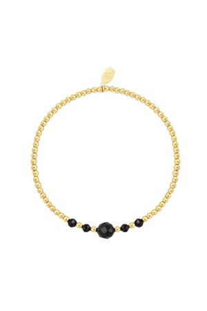 Bracelet beads Gold Color/white White Gold Color Stone h5 