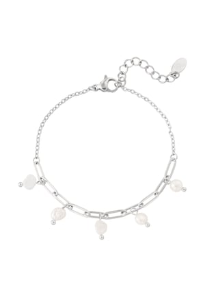 Gliederarmband mit Perlen  h5 