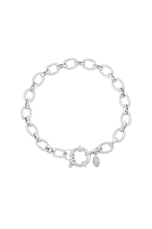 Armband mit runden Gliedern – Goldfarbe - Goldfarbefarbe h5 