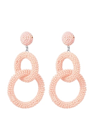 Tığ işi boncuklu küpe h5 