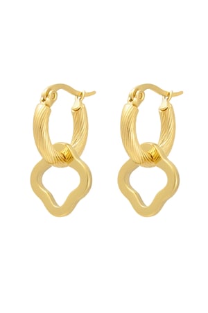 earrings twisted with clover h5