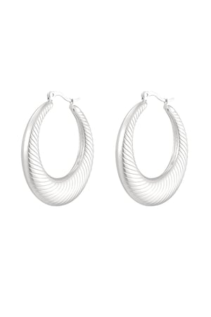 earrings round striped h5