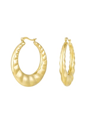 City earrings with a twist - Silver Color color h5 