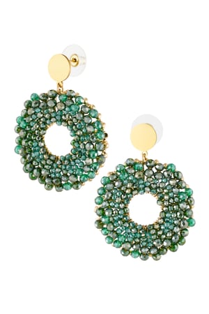 Earrings beaded party donut h5
