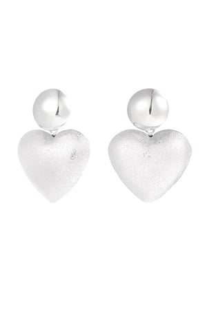 earrings heart with dot h5 