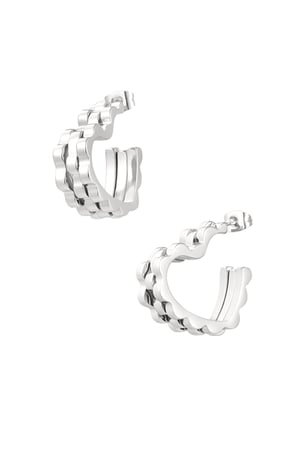 earrings heart link in link h5