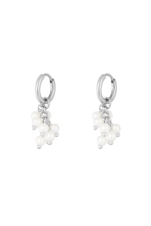 Ohrring mit Perlenspule – Goldfarbe - Goldfarbefarbe h5 