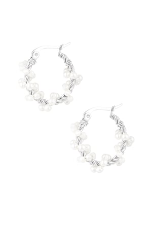 rope earring twisted with pearls h5 
