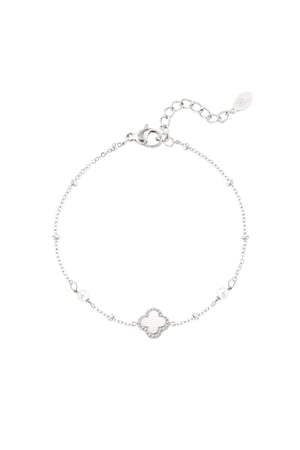 bracelet clover with pearls h5 