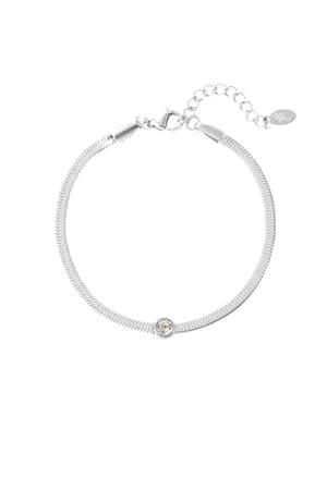 bracciale a maglie con diamante h5 