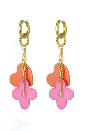 Earrings dare to dream - green purple h5