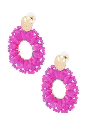 Statement daisy shape earrings h5