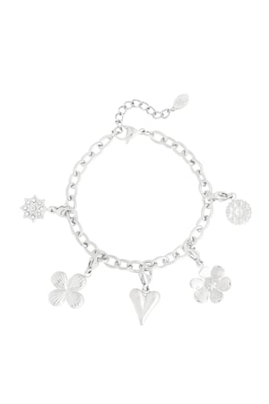 bracciale con ciondoli a forma di cuore h5 