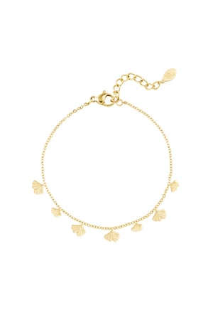 Klassisches Armband mit Muschelanhängern – Silber h5 