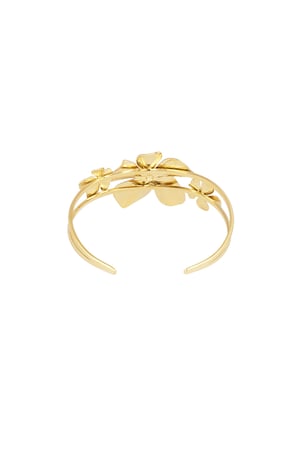 Blumeninsel-Armband – Goldfarbe  - Goldfarbefarbe h5 Bild3