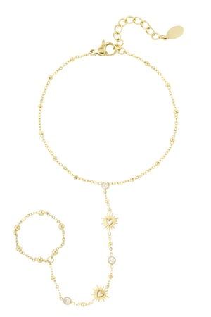 Sunny bracelet - Gold color (Pack with plastic bag) h5 