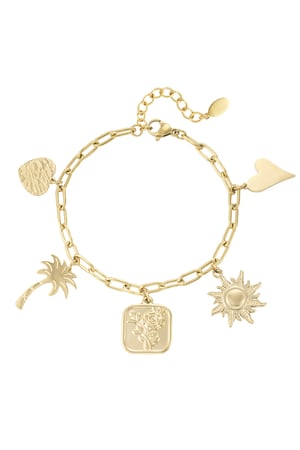 retro chain pendant bracelet h5 