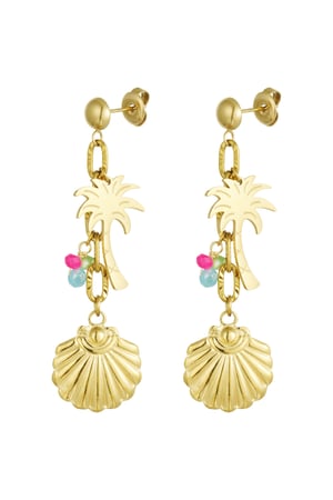 beach vibes earrings with charms h5