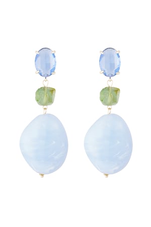 Boucles d'oreilles en verre Statement h5
