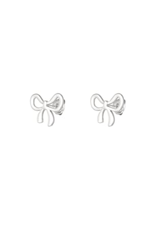 stainless steel bowknot earring h5 