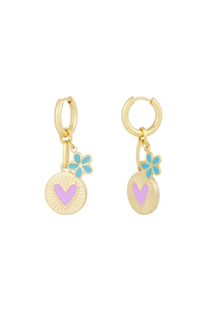flower love charm earrings h5 