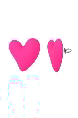 Colorful love earrings h5 