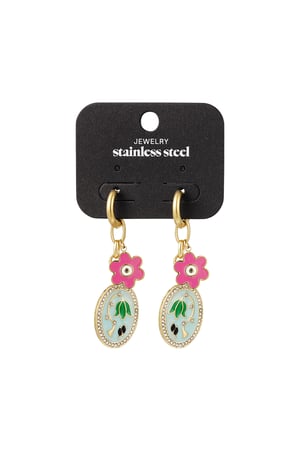 orecchini bouquet di fiori h5 Immagine3