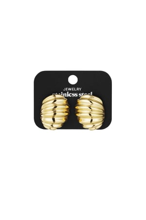 earrings ribbed basic h5 Picture2