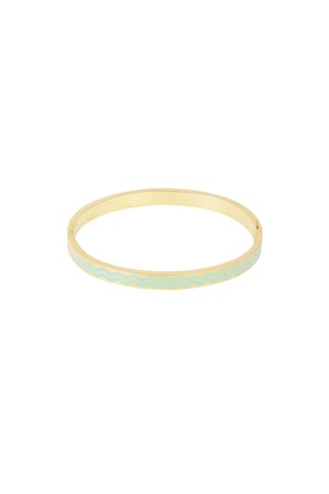 Bracciale alla schiava con stampa onde h5 