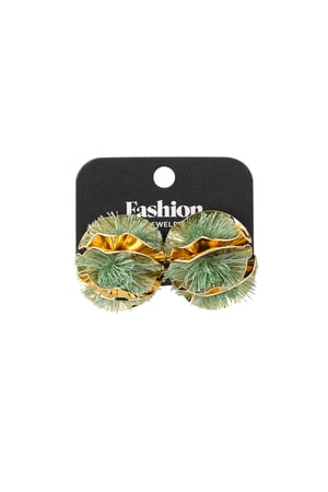 Colorful Flower statement earrings h5 Picture3
