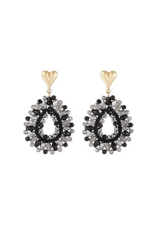 Beaded Love earrings h5