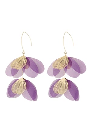 Blushing Flower earrings h5 