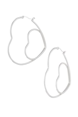 coppia di orecchini a forma di cuore h5
