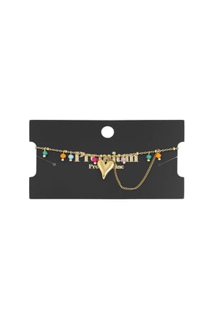 Herz-Pop-Armband - Goldfarben h5 Bild3