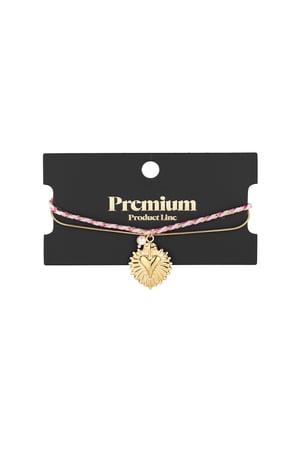 love laced bracelet - pink and h5 Picture3