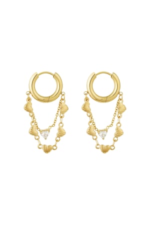 earrings chain of hearts h5 