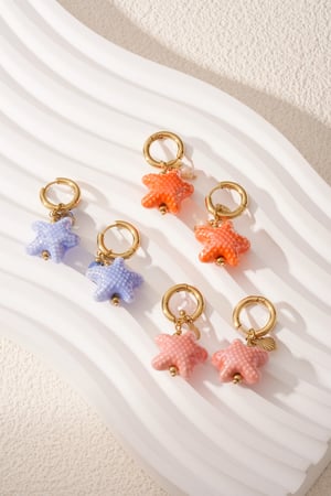 starry earrings - blue &  h5 Picture4