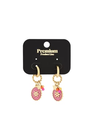 pink stardust earrings h5 Picture3