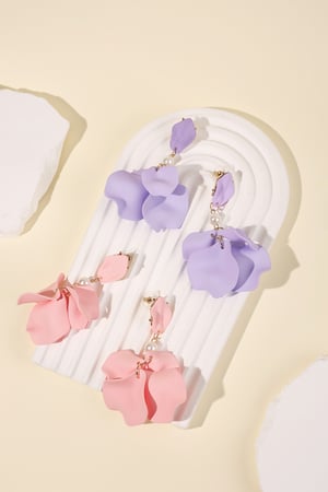 Fuchsia Haze Earrings h5 Picture5