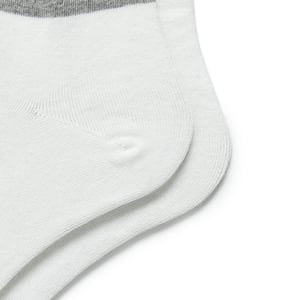 1 Pair Of Sports Striped Cotton Women's Mid Calf Socks h5 Picture4