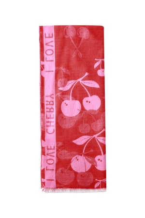 Winter scarves cherry Casual Acrylic Daily Accessories h5 Picture2
