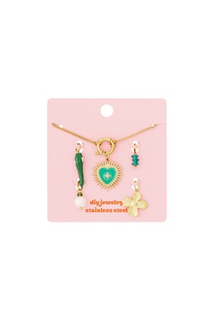 Green heart DIY bracelet h5 Picture4