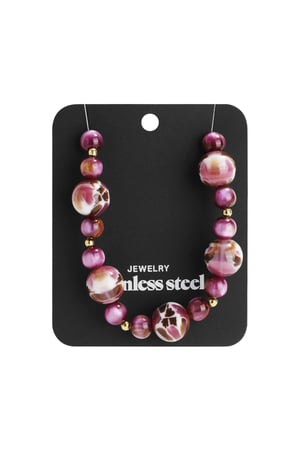 Resin Beaded Necklaces Beads Casual Daily Simple Series Women's jewelry h5 Picture5