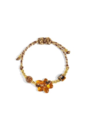 Polyester Beaded Bracelets Flower Casual Daily Simple Series Women's jewelry h5 Picture3