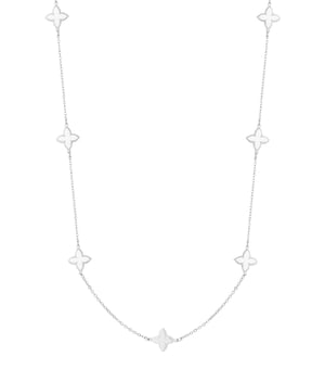 long necklace with clover charms h5