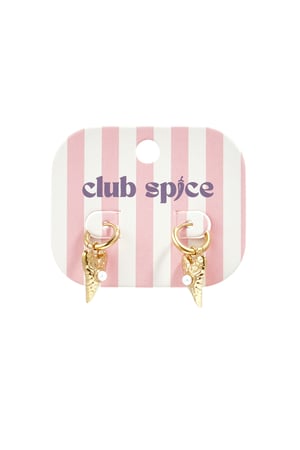 Petites boucles d'oreilles avec un long pendentif en forme de cœur orné d'une perle h5 Image3