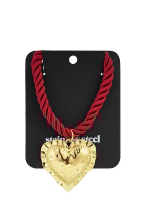 Polyester Pendant necklaces Heart Retro Daily Classic Series Women's jewelry h5 Picture5