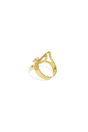 Stainless Steel Gemstone Rings lines Daily Daily Simple Series Women's jewelry h5 Picture4